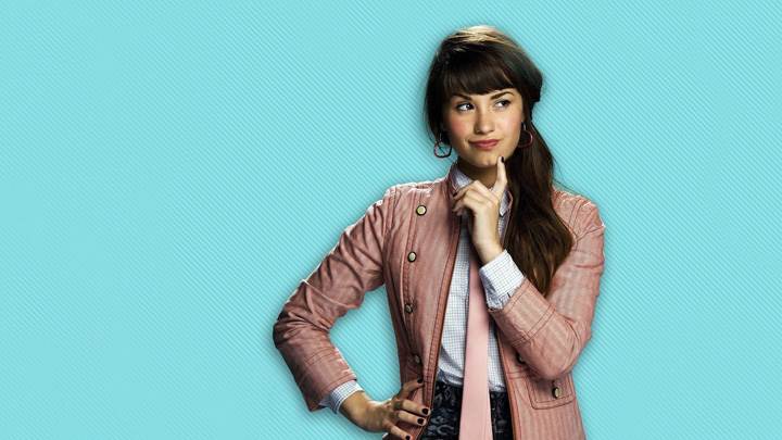 Demi Lovato Thinking Something In Pink Suit
